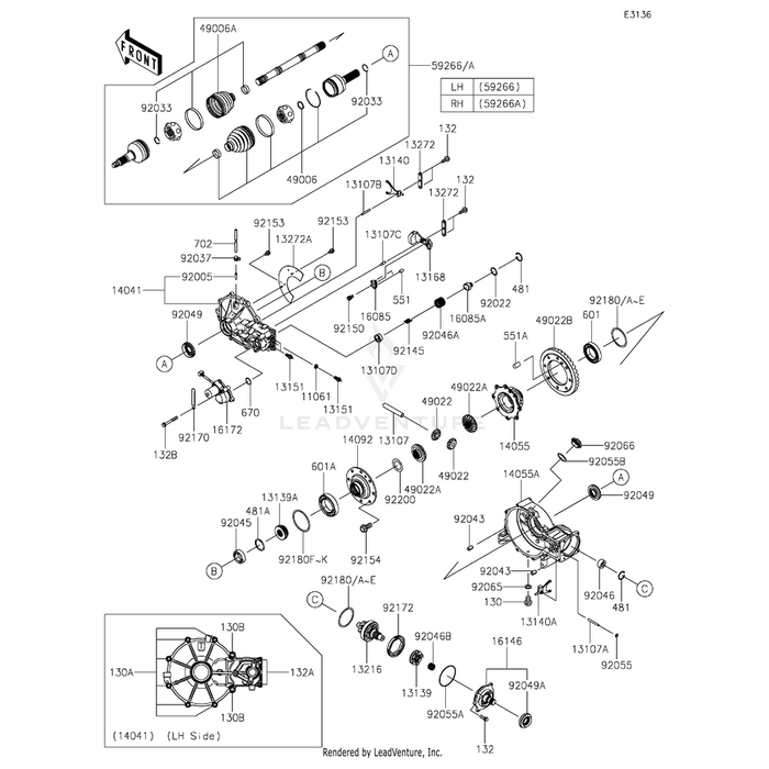 Shaft,Actuator Output by Kawasaki