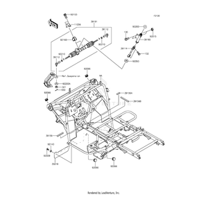 Shaft-Assembly-Steering by Kawasaki 39190-0004 OEM Hardware 39190-0004 Off Road Express Peach St