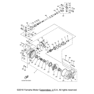 Shaft, Drive 2 by Yamaha 5UG-46173-00-00 OEM Hardware 5UG-46173-00-00 Off Road Express