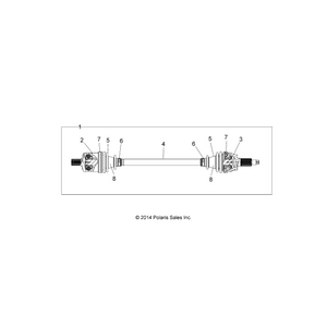 Shaft-Drive,Service (1333263) by Polaris 3235786 OEM Hardware P3235786 Off Road Express