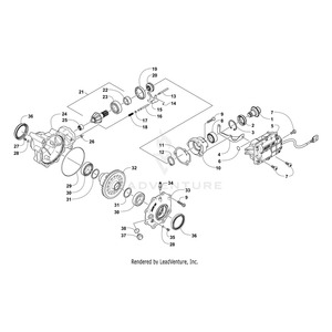 Shaft Input Assembly By Arctic Cat 3306-047 OEM Hardware 3306-047 Core Power Equipment