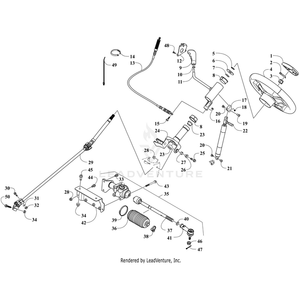 Shaft, Intermediate - Upper By Arctic Cat 0405-564 OEM Hardware 0405-564 Core Power Equipment