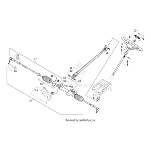 Shaft, Lower Steering - Assembly By Arctic Cat 0405-438 OEM Hardware 0405-438 Core Power Equipment