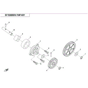 Shaft Oil Pump by CF Moto 0800-070004 OEM Hardware 0800-070004 Northstar Polaris