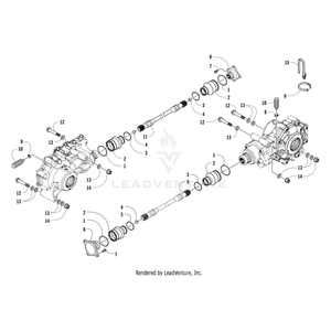 Shaft, Propeller - Front By Arctic Cat 1402-271 OEM Hardware 1402-271 Core Power Equipment