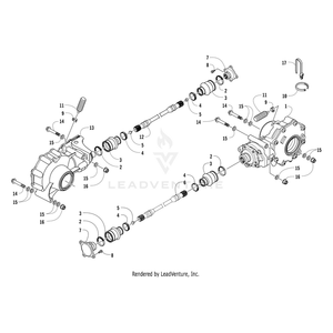 Shaft, Propeller - Rear By Arctic Cat 1402-272 OEM Hardware 1402-272 Core Power Equipment