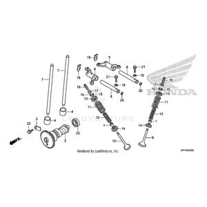 Shaft, Rocker Arm by Honda 14451-HN2-000 OEM Hardware 14451-HN2-000 Off Road Express Peach St