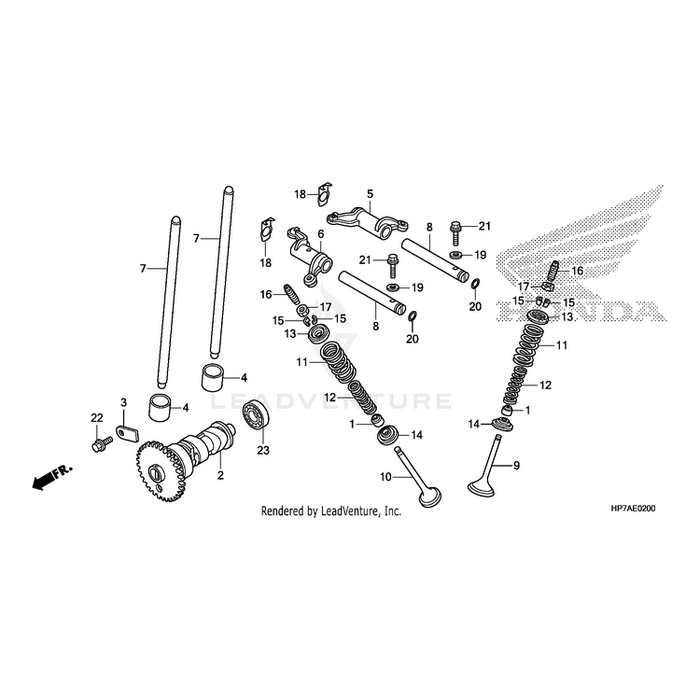 Shaft, Rocker Arm by Honda