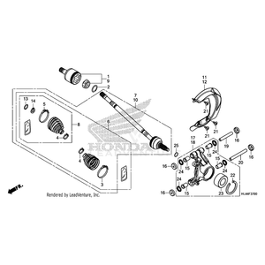 Shaft Set, Left Rear Drive (Msds) by Honda 42350-HL4-A01 OEM Hardware 42350-HL4-A01 Off Road Express Drop Ship