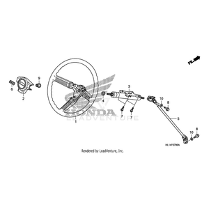 Shaft, Steering (Lower) by Honda 53315-HL1-A01 OEM Hardware 53315-HL1-A01 Off Road Express Drop Ship