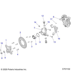 Shield-Cv,Front,Blk by Polaris 5452041-070 OEM Hardware P5452041-070 Off Road Express