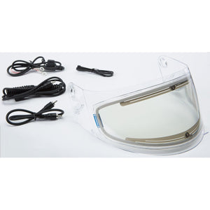 Shield Electric Clear W/Cord Holes For Flip Tint Gm-38/69 by GMAX G980360 Helmet Shield 72-0883 Western Powersports Drop Ship