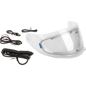 Shield Electric Lens Clear W/Cord Ff-49/88/Gm-49Y/54/78 by GMAX G980367 Helmet Shield 72-0896 Western Powersports Drop Ship