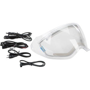 Shield Electric Lens Clear W/Cord Kit Gm-64/Md-01 by GMAX G011077 Helmet Shield 72-3347 Western Powersports Drop Ship Clear