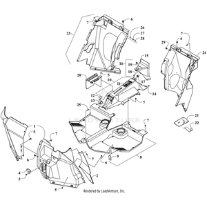 Shield,Front Fender-Lh By Arctic Cat 4406-531 OEM Hardware 4406-531 Core Power Equipment Drop Ship