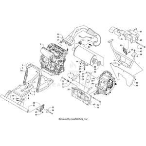 Shield,Heat-Gsi (Xx) By Arctic Cat 1412-136 OEM Hardware 1412-136 Core Power Equipment