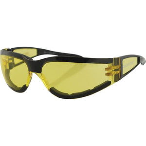 Shield II Sunglasses Black W/Yellow Lens by Bobster ESH204 Sunglasses 26-4823 Western Powersports