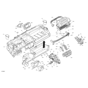 Shift Lever Grill by Can-Am 707900978 OEM Hardware 707900978 Off Road Express Peach St