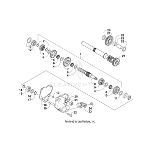 Shim,Drive Gear Spacer By Arctic Cat 0822-121 OEM Hardware 0822-121 Core Power Equipment