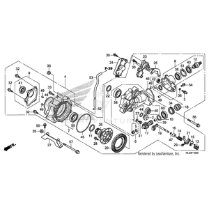 Shim K, Pinion Gear (2.24) by Honda 41458-HN0-670 OEM Hardware 41458-HN0-670 No Longer Available