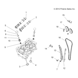 Shim-Valve Lash 2.700 by Polaris 3022173-270 OEM Hardware P3022173-270 Off Road Express