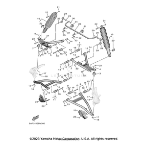 Shock Absorber Assembly 2 by Yamaha BG4-F3390-30-00 OEM Hardware BG4-F3390-30-00 Off Road Express Drop Ship