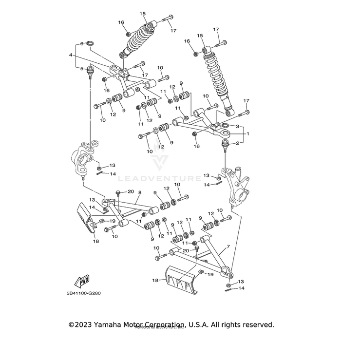 Shock Absorber Assembly by Yamaha