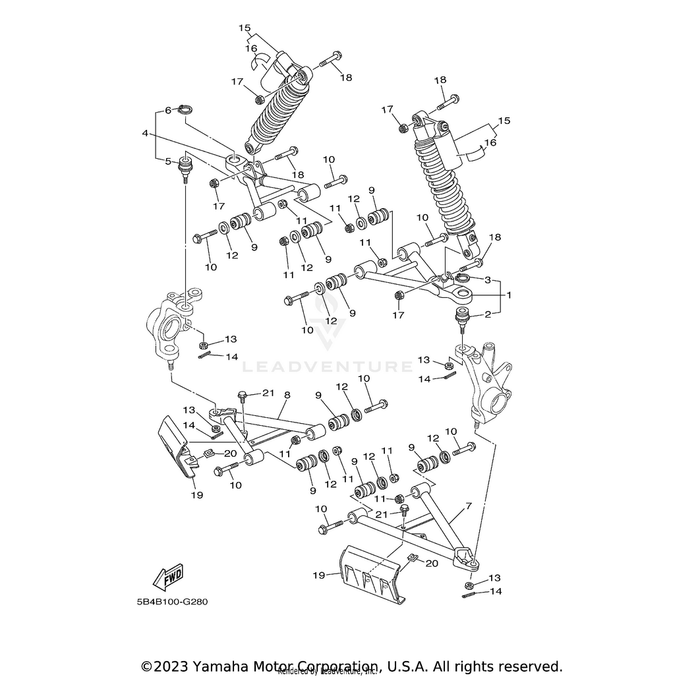 Shock Absorber Assembly by Yamaha