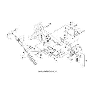 Shock Absorber By Arctic Cat 0404-182 OEM Hardware 0404-182 Core Power Equipment