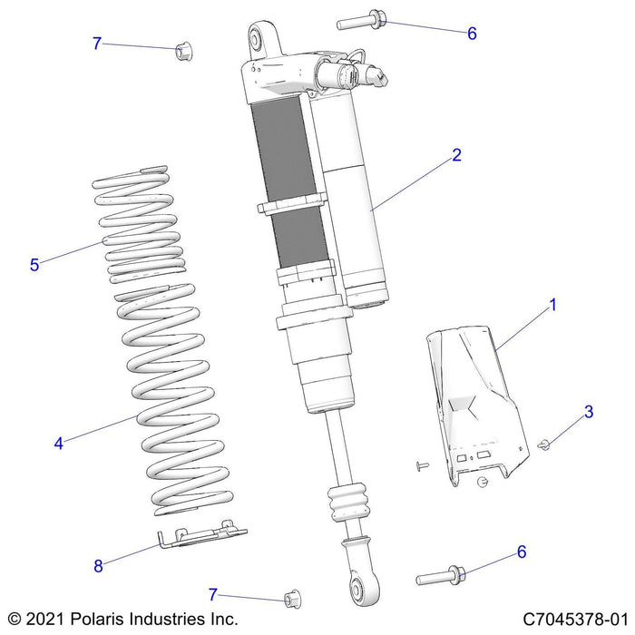 Shock-Rear,G4,Ibplv,Lh by Polaris