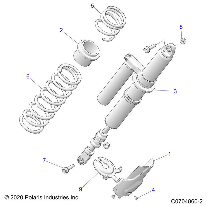 Shock-Rear,G4 Mp,Lh by Polaris