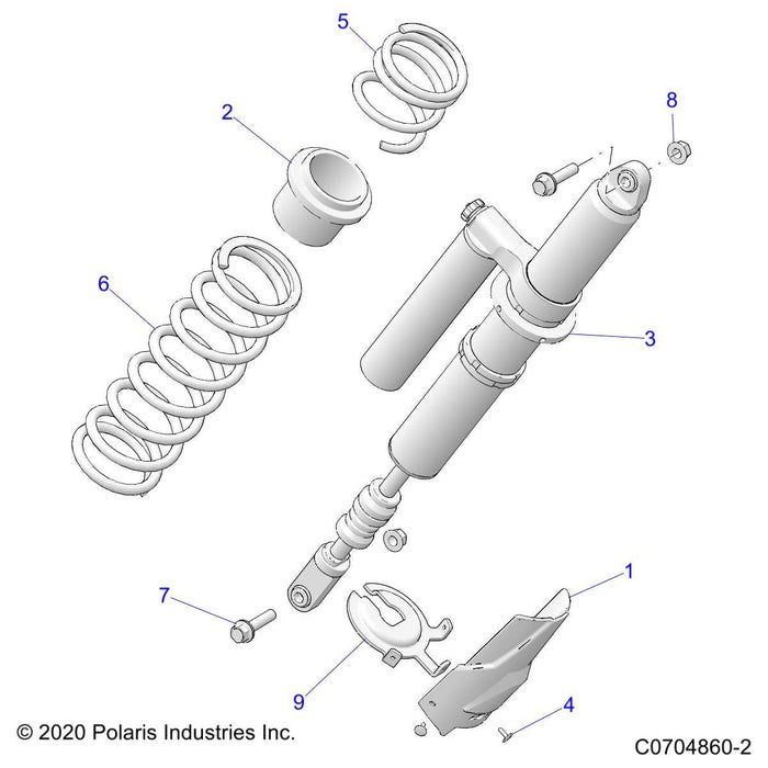 Shock-Rear,G4 Mp,Right by Polaris