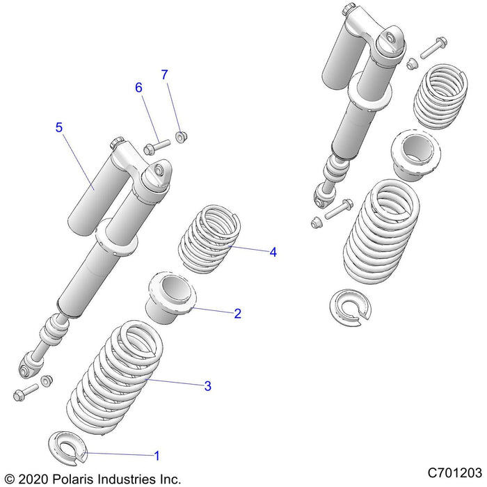 Shock-Rear,Hc by Polaris