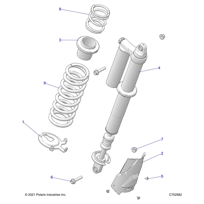 Shock-Rear,Mp by Polaris