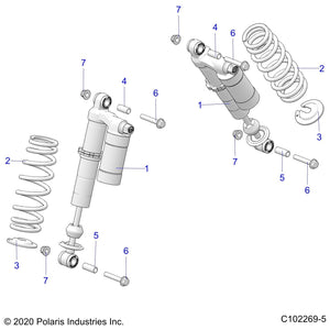 Shock Sleeve by Polaris 5334876 OEM Hardware P5334876 Off Road Express