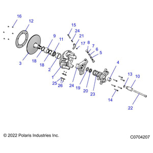 Shoulder Bolt, 8 X 65 by Polaris 7520949 OEM Hardware P7520949 Off Road Express