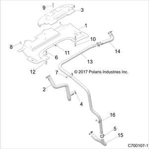 Shroud-Lower by Polaris 5265952 OEM Hardware P5265952 Off Road Express