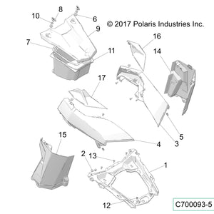 Side Cover Grommet by Polaris 5433833 OEM Hardware P5433833 Off Road Express