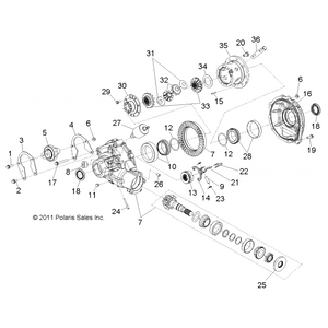 Side Gear (026Gd101) by Polaris 3234894 OEM Hardware P3234894 Off Road Express