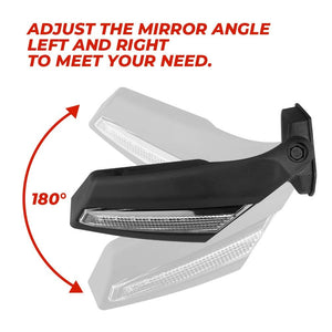 Side Mirrors with Turn Signal Light for Can-Am Maverick X3 by Kemimoto B0106-00402BK Side View Mirror LED B0106-00402BK Kemimoto