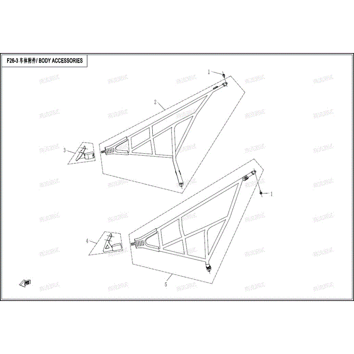 Side Net Lh by CF Moto