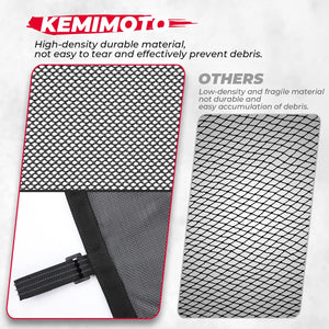 Side Window Mesh Net for Polaris RZR XP 4 1000 by Kemimoto B0110-12201BK Window Net B0110-12201BK Kemimoto