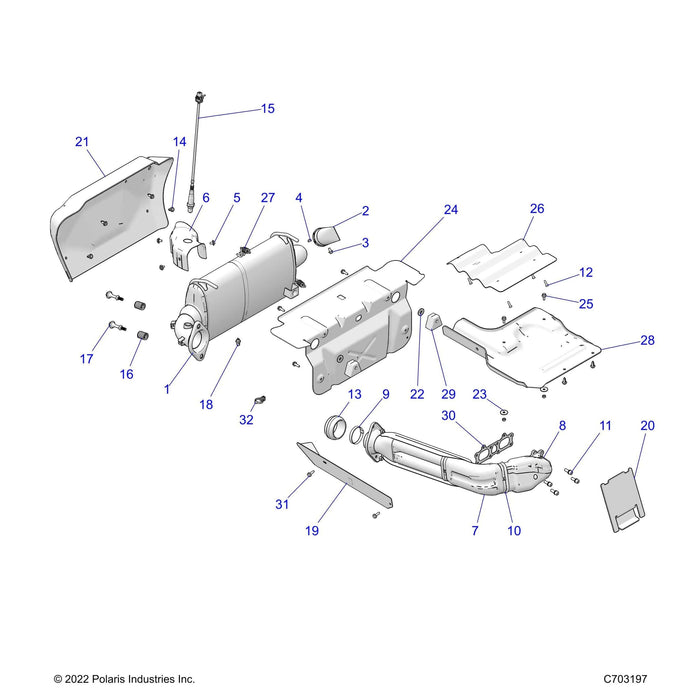 Silencer Assembly by Polaris