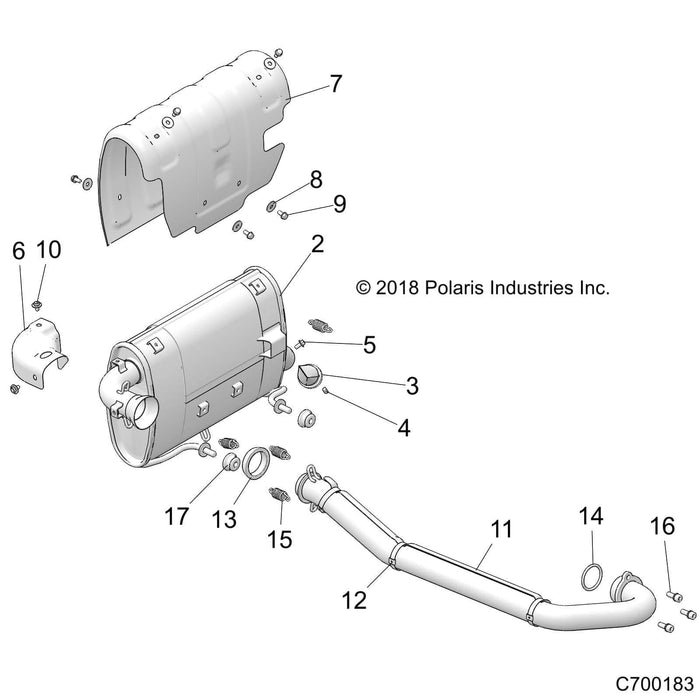 Silencer Assembly by Polaris