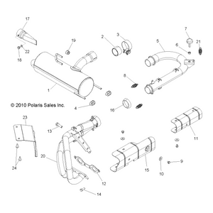 Silencer Mount Grommet by Polaris 5436598 OEM Hardware P5436598 Off Road Express