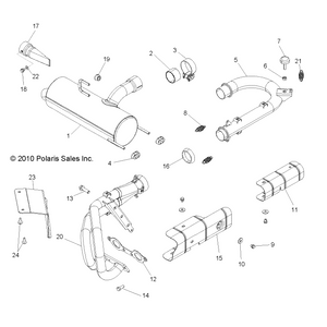 Silencer Weld High Temp Powder by Polaris 1262011-489 OEM Hardware P1262011-489 Off Road Express