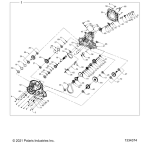 Silent Reverse Chain by Polaris 3235633 OEM Hardware P3235633 Off Road Express