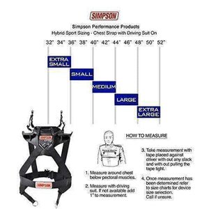 Simpson Hybrid Sport Head & Neck Restraint by Simpson Racing Rugged Radios