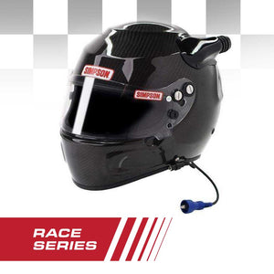 Simpson Lightweight Carbon Fiber Desert Devil Race Helmet by Impact Rugged Radios