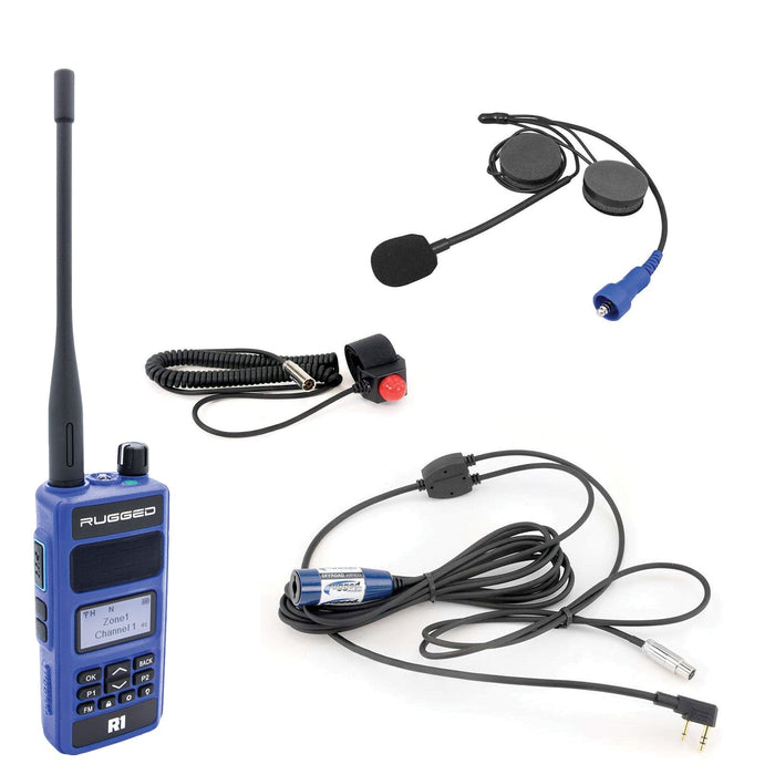 Single Seat Offroad Kit With R1 Handheld Radio by Rugged Radios